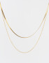 Collares Cortos Acero quirúrgico Collar De Acero Quirúrgico - Dorado