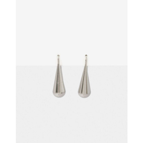 Aros Corto De Acero Plateado