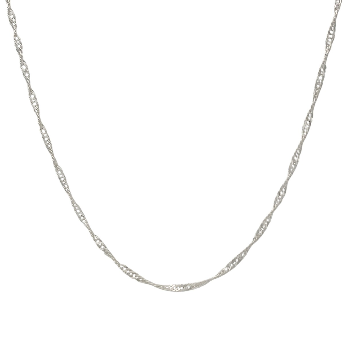 Cadena Singapur-Plata 925-Sin Piedra-CD3014 - sinpiedra 