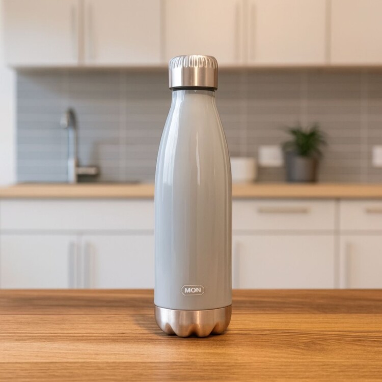 BOTELLA MODERN CON TAPA ACERO 700 ML BOTELLA MODERN CON TAPA ACERO 700 ML