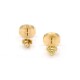Caravanas En Oro 18K Y Onix Caravanas En Oro 18K Y Onix