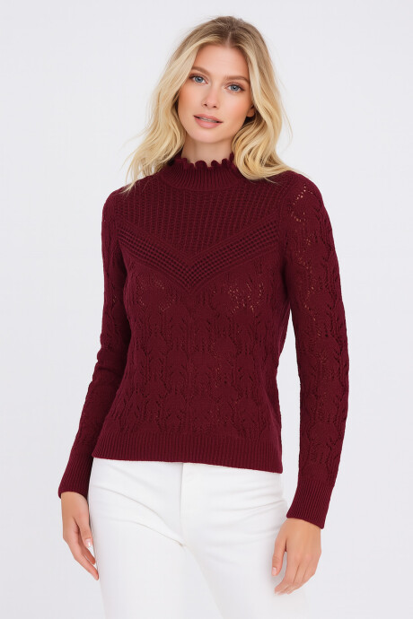 Sweater Apartina Bordeaux Oscuro