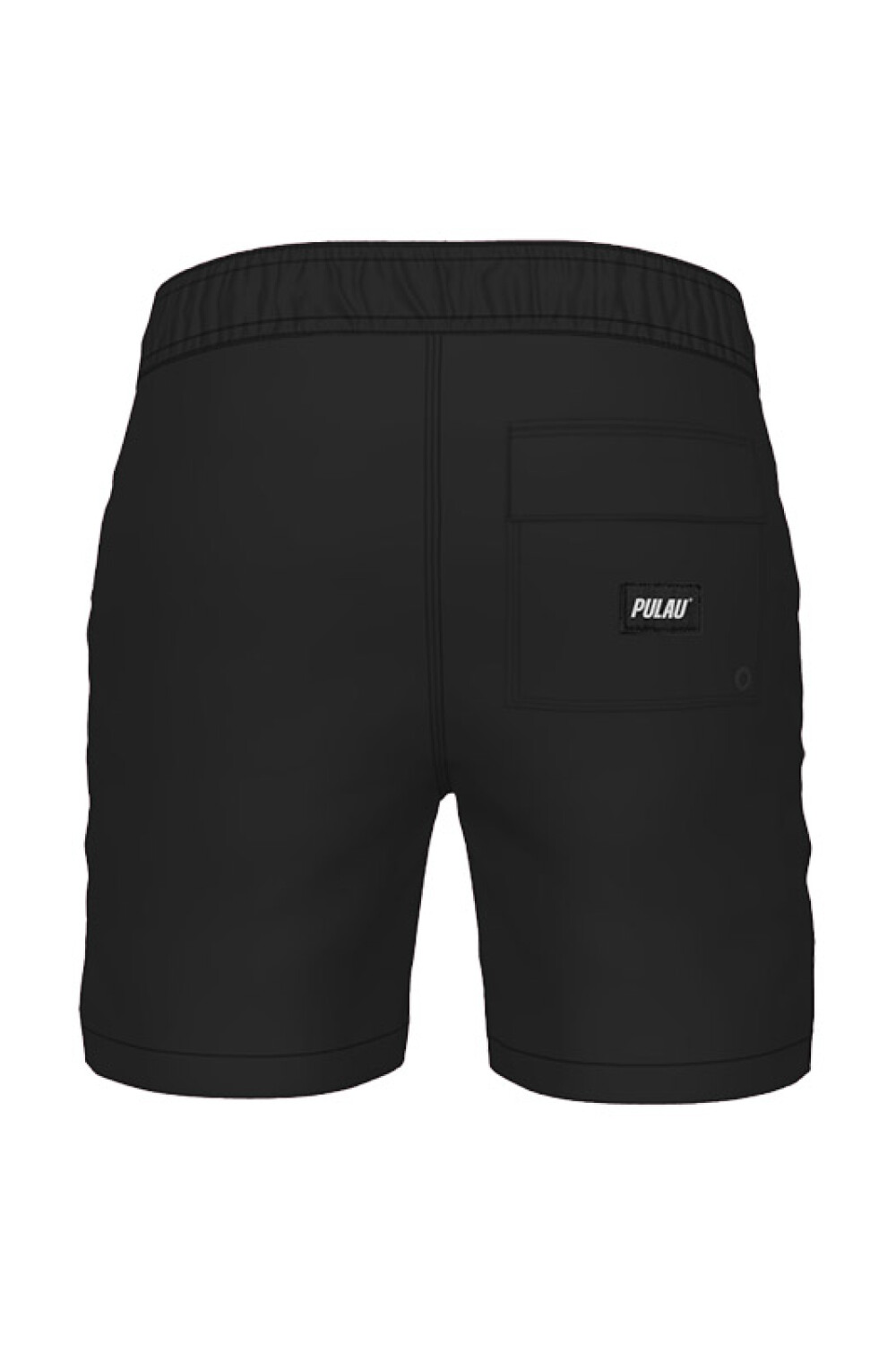 Short Pulau Checker Negro