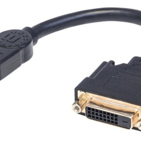 Cable HDMI a DVI-D 24+1 macho/hembra 20 cm Manhattan 3731