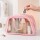 Neceser de Viaje Organizador Impermeable con Compartimentos _ Ideal Porta Cosméticos y/o Artículos de Baño Rosa