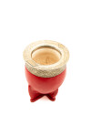 MADE IN URUGUAY MATE IMPERIAL ALPACA Y BRONCE ROJO