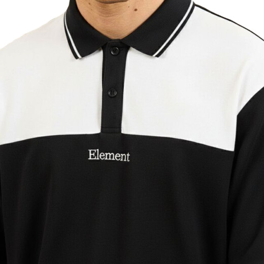 Remera Element Plex Polo - Negro Remera Element Plex Polo - Negro