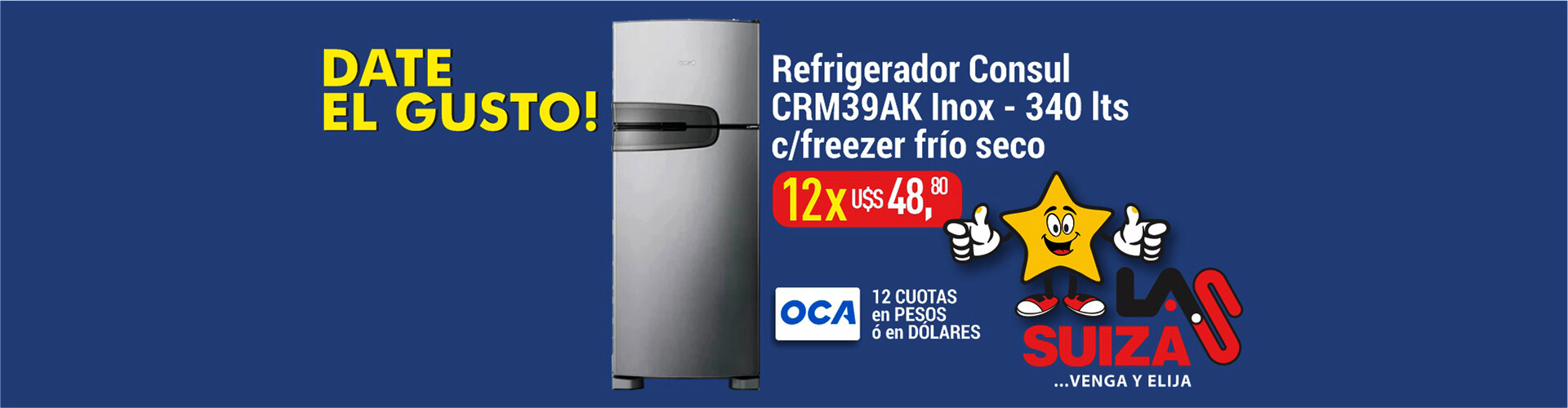Refrigerador Consul CRM39AK INOX