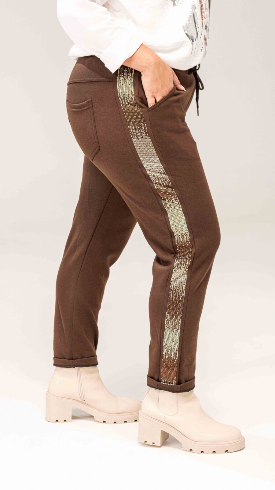 Pantalón Emilia chocolate