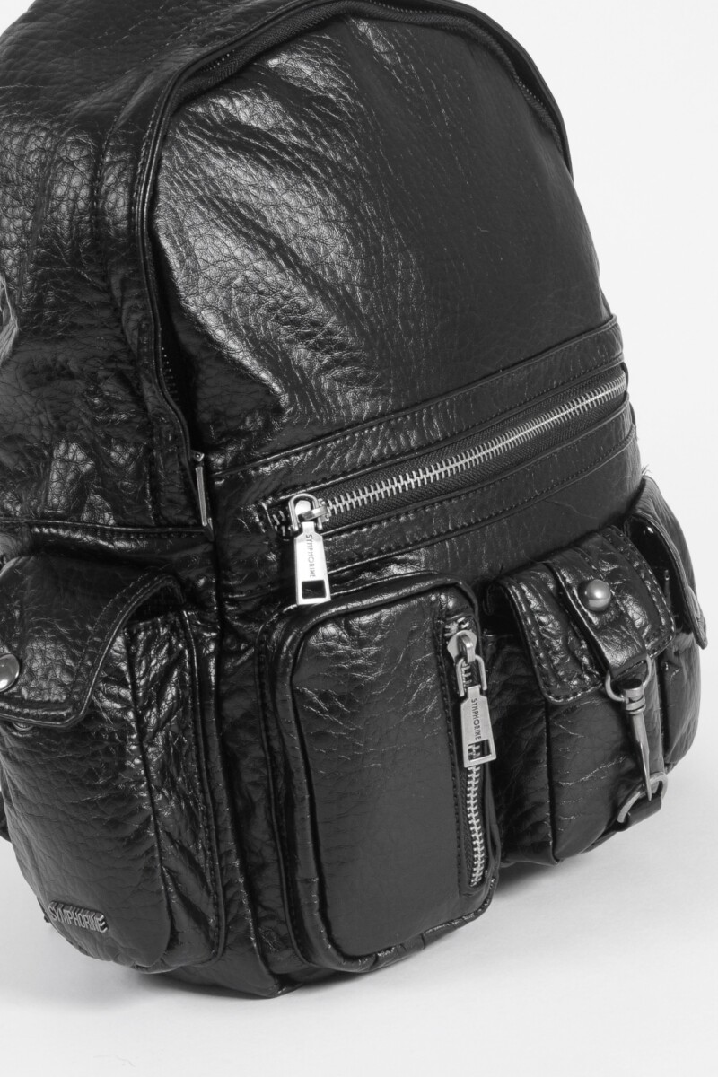 Mochila soft bolsillos negro