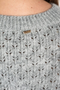Sweater Textura Gris