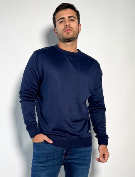 Buzo tejido Sigur Navy