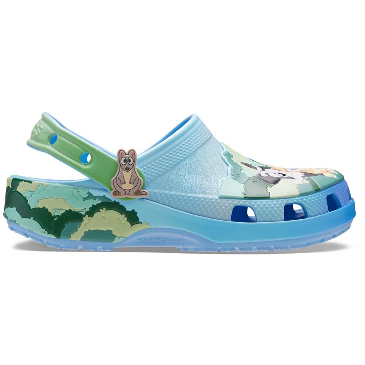 Crocs Bluey Multi Classic Clog T - Niños 