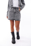 FALDA JEAN LILIANA GRIS