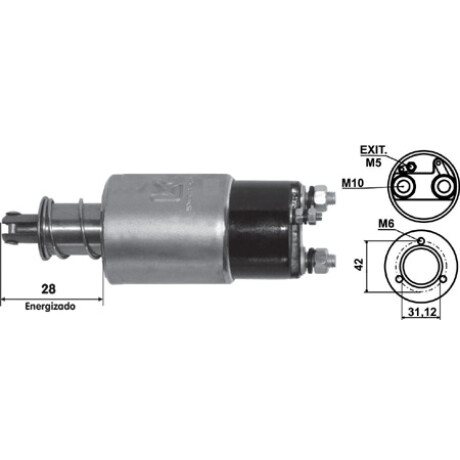 AUTOMATICO DE ARRANQUE JAC 12V 3 TORNILLOS LC AUTOMATICO DE ARRANQUE JAC 12V 3 TORNILLOS LC