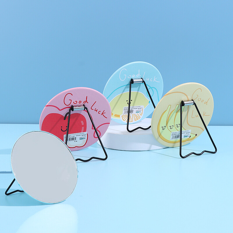 Espejo Con Pie Para Tocador - Circular Frutas Espejo Con Pie Para Tocador - Circular Frutas