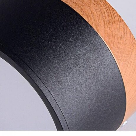 Spot plafón led circular pequeño nórdico 8w NEGRO