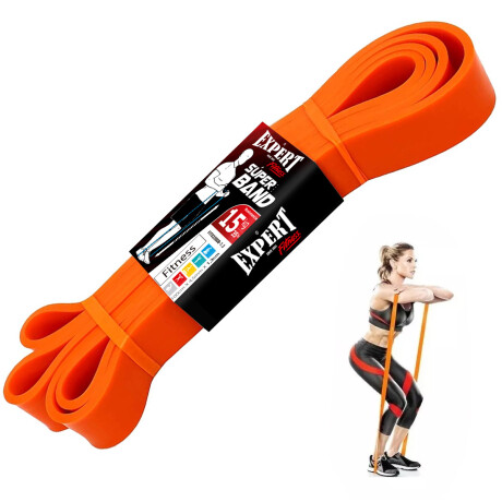 Super Band Profesional 13mm Entrenamiento Fitness Gym Naranja