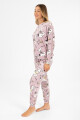 Pijama snoopy velour Rosado