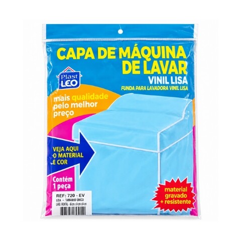 Funda protectora para lavarropas carga frontal Celeste