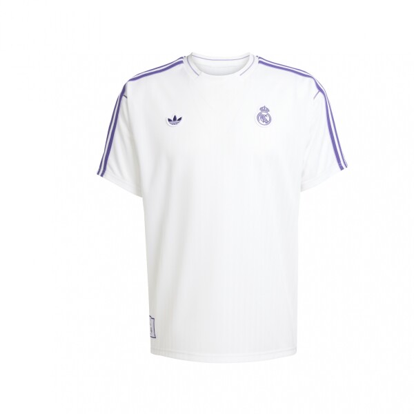 CAMISETA adidas REAL MADRID TERRACE WHITE/BLUE