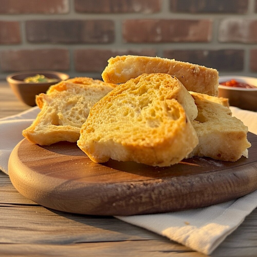 Mini Bruschettas de Ajo Mini Bruschettas de Ajo