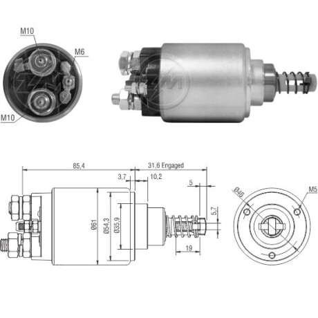 AUTOMATICO DE ARRANQUE VOLVO VOLVO BOSCH 24V ZM AUTOMATICO DE ARRANQUE VOLVO VOLVO BOSCH 24V ZM