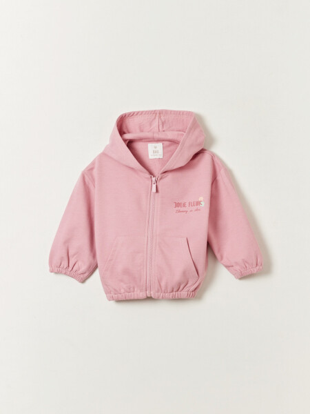 Campera deportiva Estampa Jolie Rosa