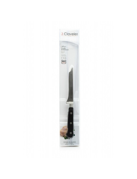 CUCHILLO DESHUESAR 13CM C/ PVC MANGO NEGRO FORGE 3CLAVELES CUCHILLO DESHUESAR 13CM C/ PVC MANGO NEGRO FORGE 3CLAVELES