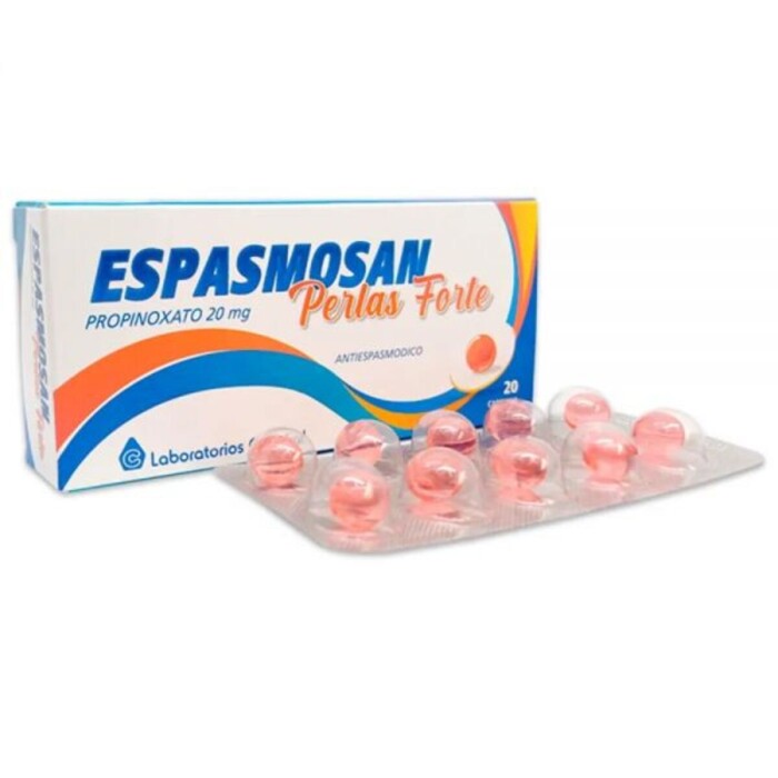 ESPASMOSAN PERLAS FORTE CJX20 CAPS BLAND única