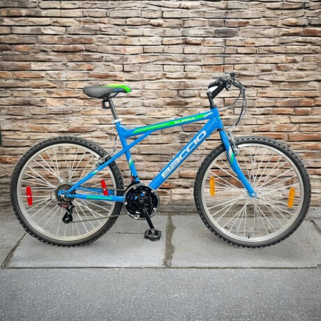 Bicicleta Baccio Alpina Man Montaña rodado 26 con 21 cambios TURQUESA
