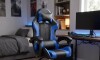 Silla Gamer Gaming Reclinable Azul