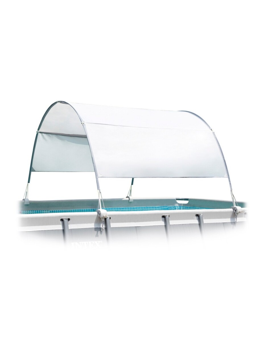INTEX TOLDO PARA PISCINA DESMONTABLE PROTECCION SOLAR UV+50 