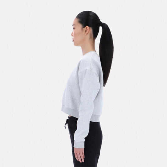 Buzo Reebok Hazel Cropped Gris