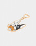 Llavero Metal Llavero Y Charm Bulldog Francés - Combinacion Multicolor
