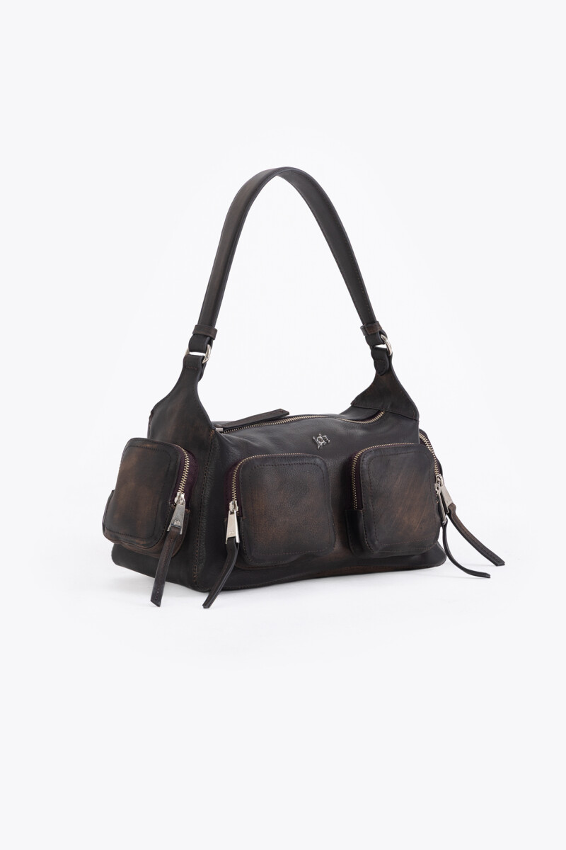 CARTERA STONE Chocolate