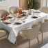 MANTEL 150X220 ROSE BLANC