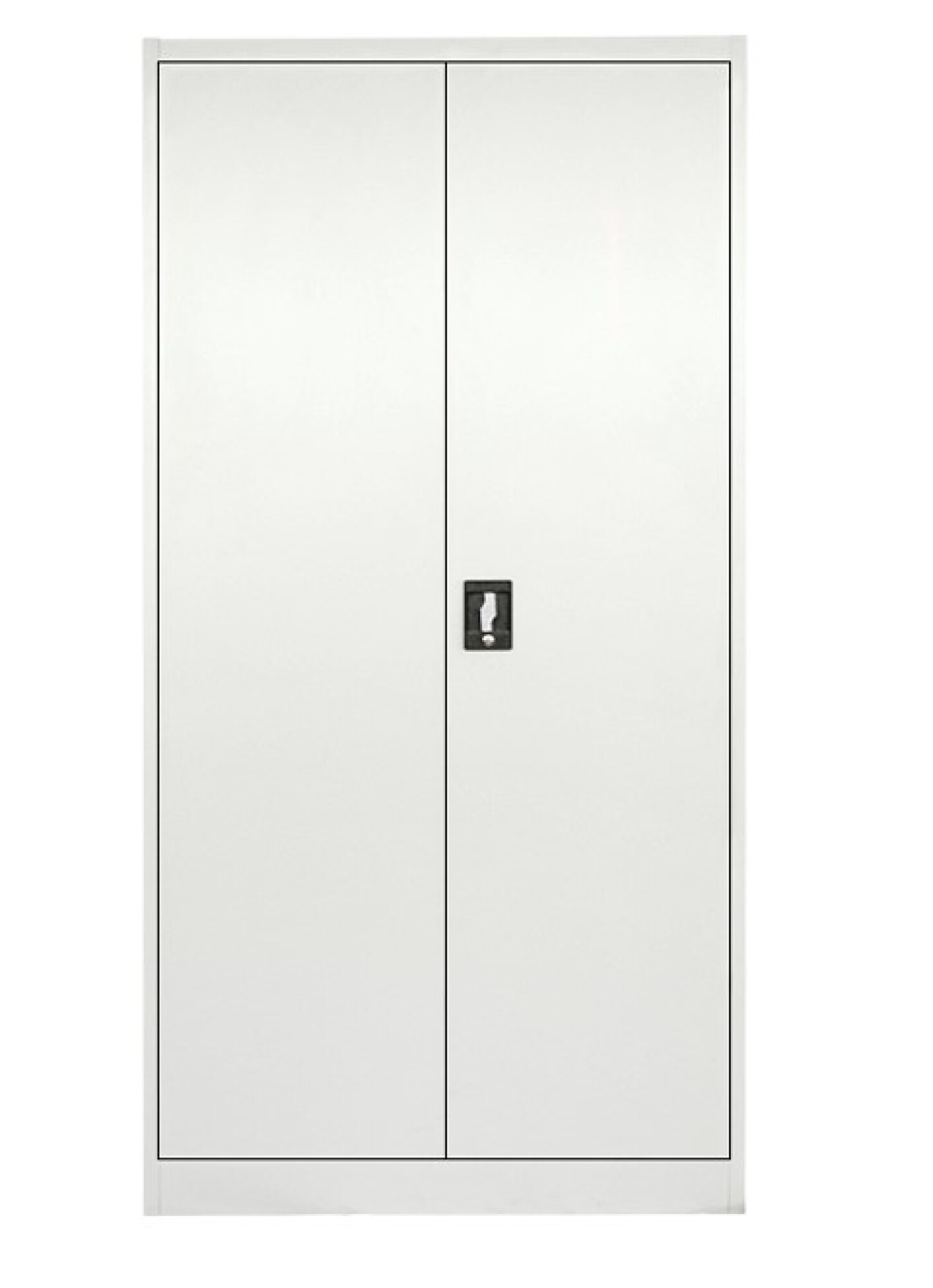 Armario metálico con 4 estantes y puertas batientes de oficina