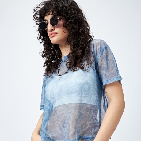 TOP RUST Azul Lavado
