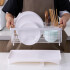Escurridor Seca Platos Vajilla De Metal Asa De Madera Cocina Imback Color Blanco Escurridor Seca Platos Vajilla De Metal Asa De Madera Cocina Imback Color Blanco