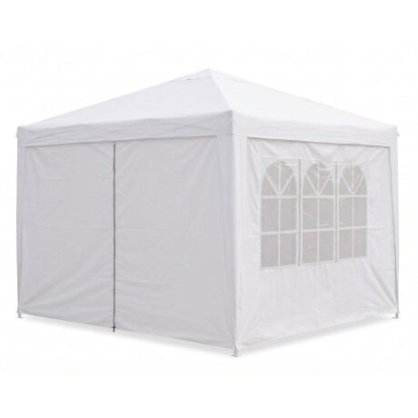 Gazebo Lumax reforzado toldo carpa con pared 3x3mt Blanco