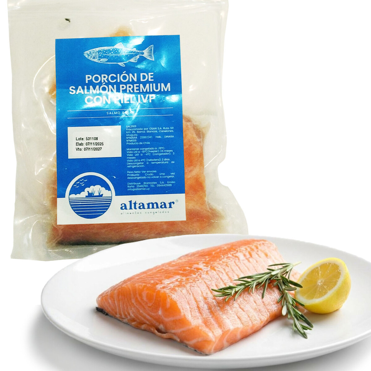 Salmon con Piel Altamar 230g 