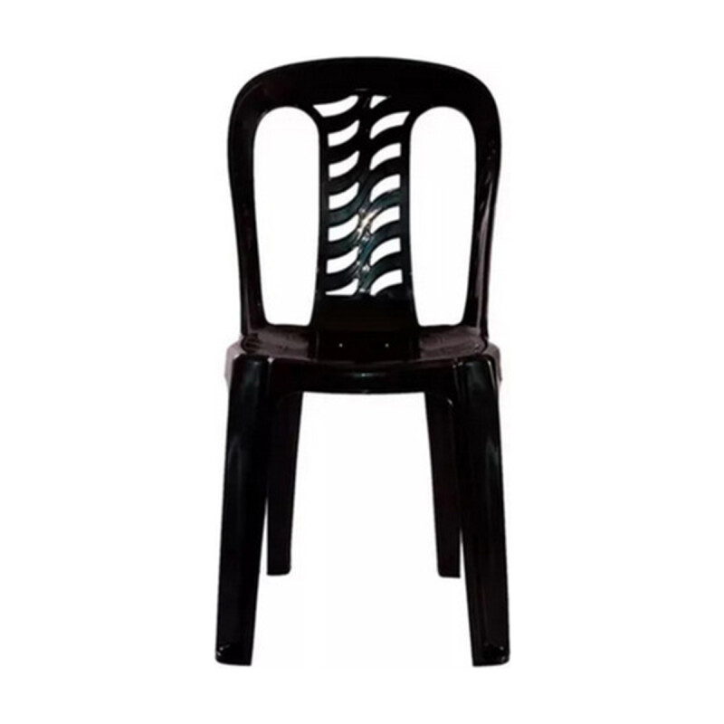 Silla De Jardín Bistro Apilable Resistente X10 Negras Silla De Jardín Bistro Apilable Resistente X10 Negras