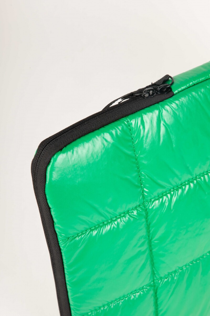 FUNDA PARA LAPTOP PUFFER Verde