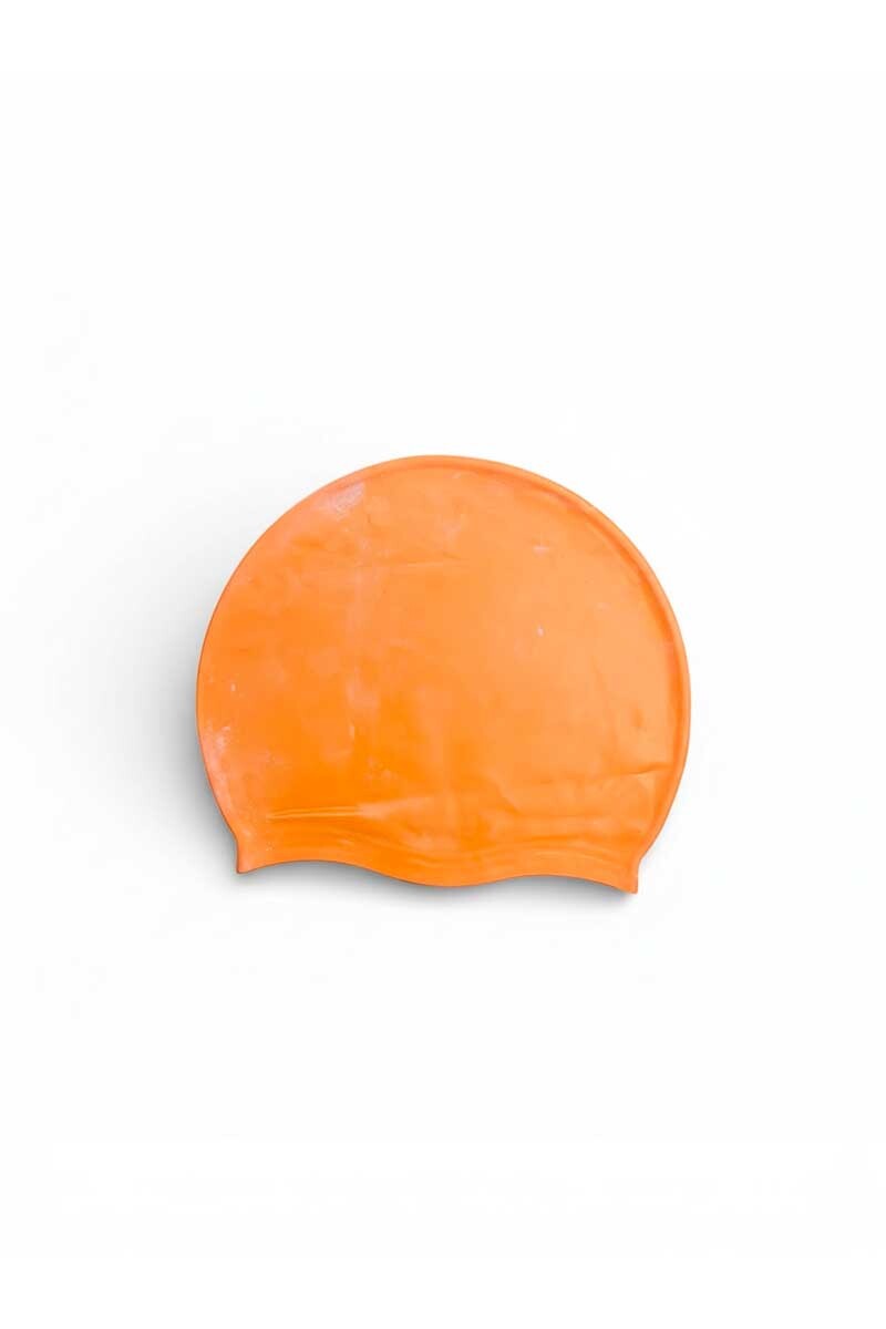 GORRA PISCINA SILICONA Naranja