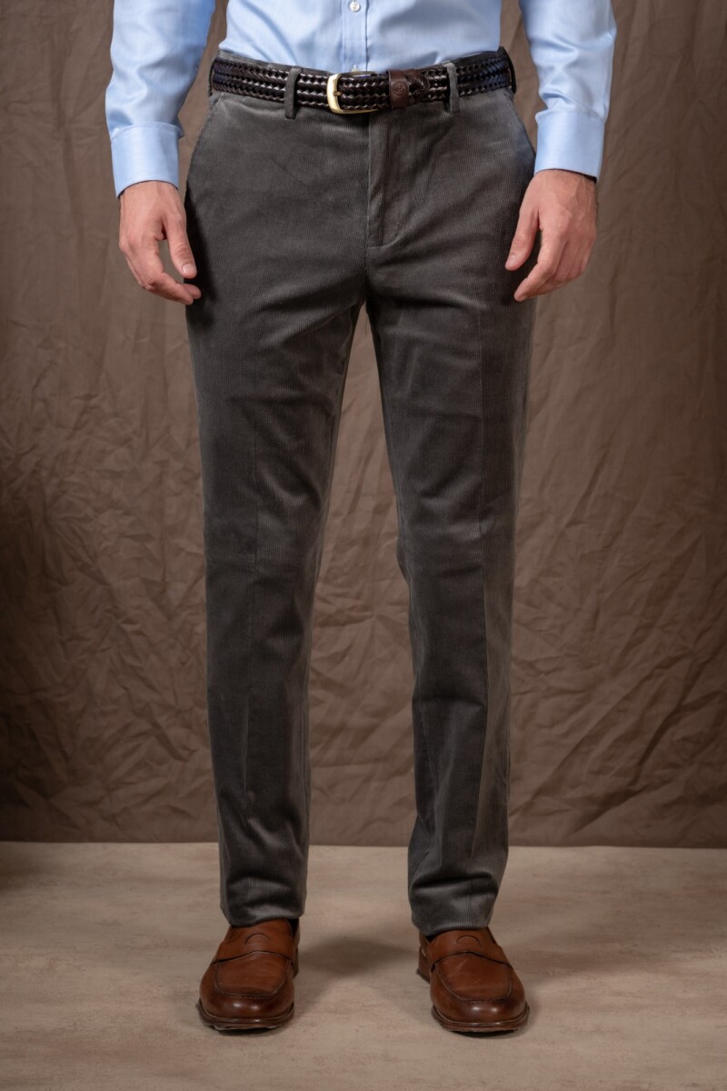 Pantalon Corduroy clásico - Gris 