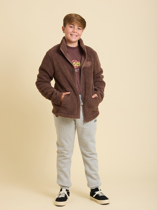 CAMPERA SAYER TEEN ( SHERPA ) RUSTY MarrÓn