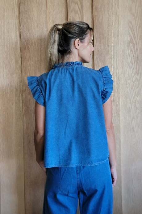 Musculosa Mojito Denim Azul