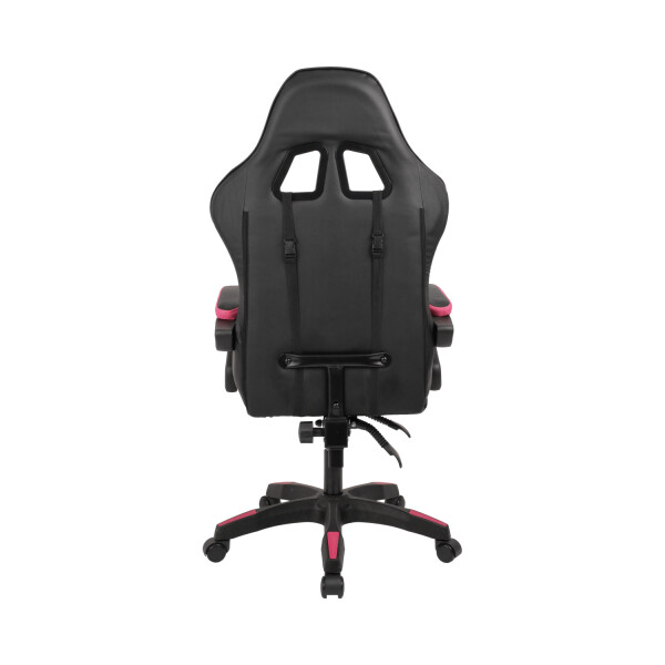 Silla Gamer Ergonomica Escritorio Reclinable Soporta 200kg Negro con Fucsia Silla Gamer Ergonomica Escritorio Reclinable Soporta 200kg Negro con Fucsia