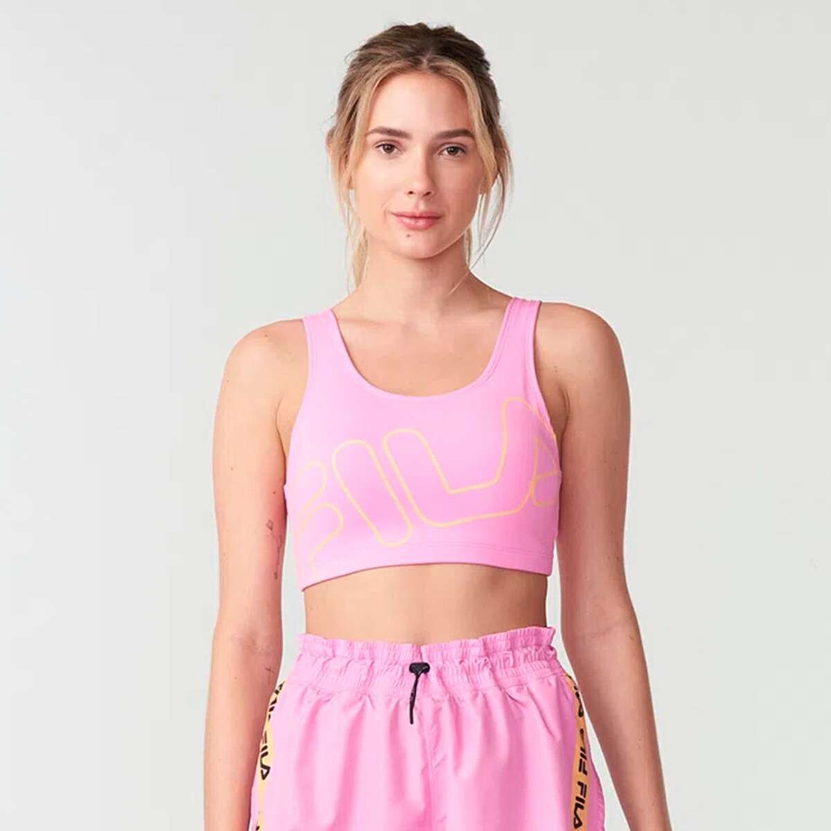 Fila Top Mujer Essential Ii - Rosado-Naranja 